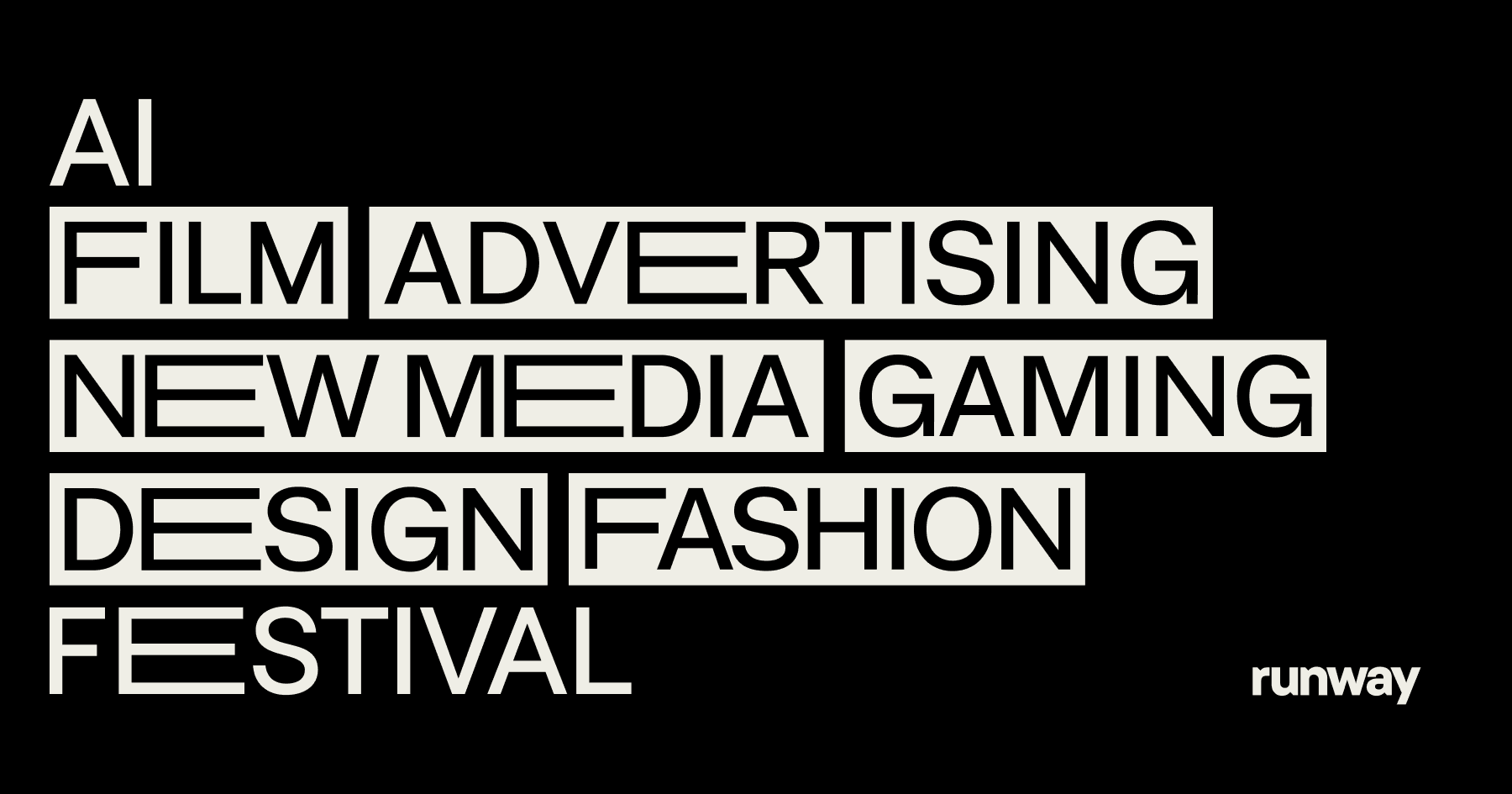 Runway AI Festival cover